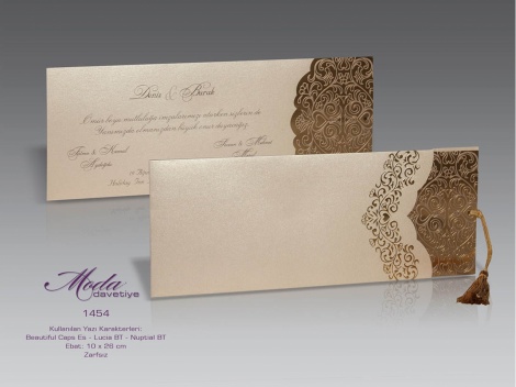 Moda Davetiye 1454